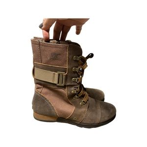 SOREL Major Carly Distressed brown boot
